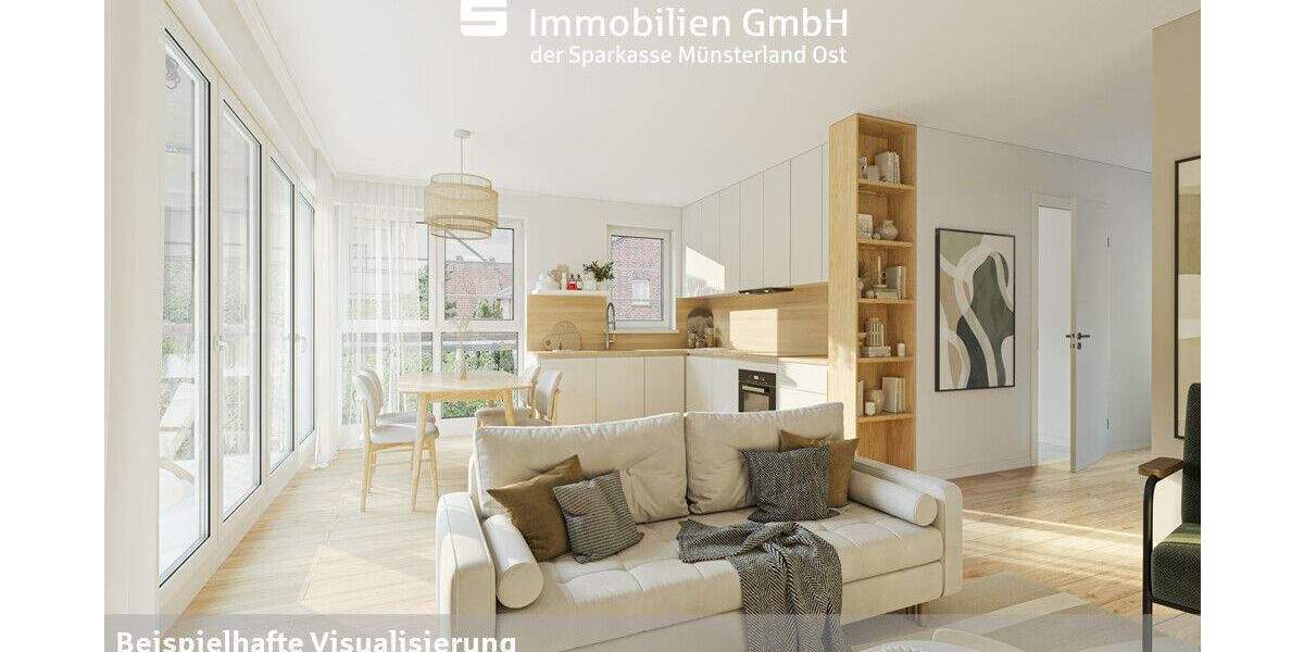 Visualisierung Ess- Wohnzimmer