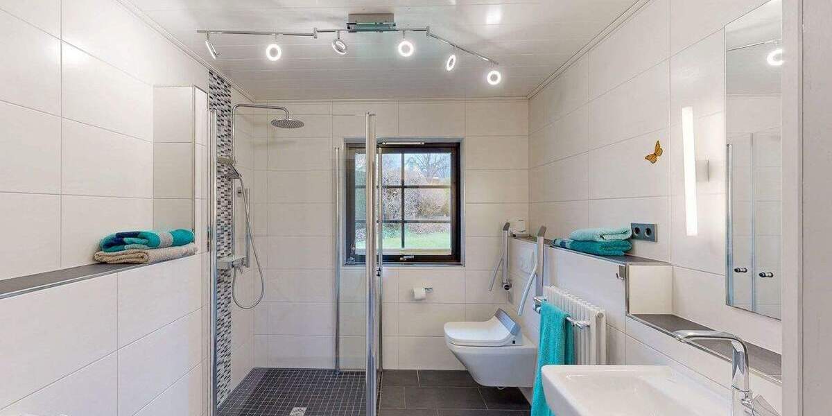 Barierearmes Bad im Erdgeschoss